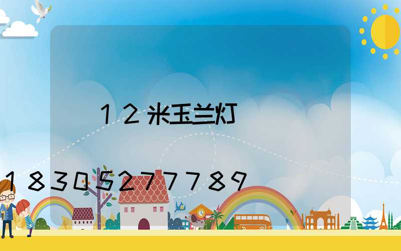 12米玉兰灯