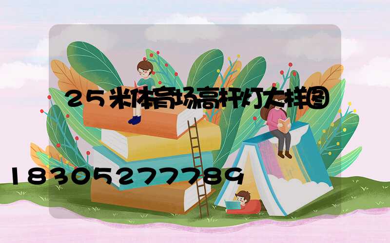 25米体育场高杆灯大样图