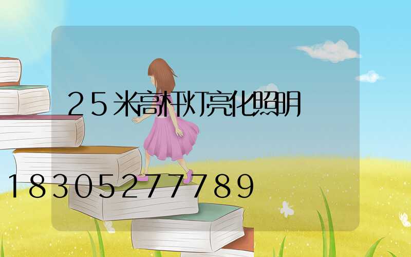 25米高杆灯亮化照明