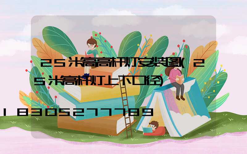 25米高高杆灯安装图(25米高杆灯上下口径)