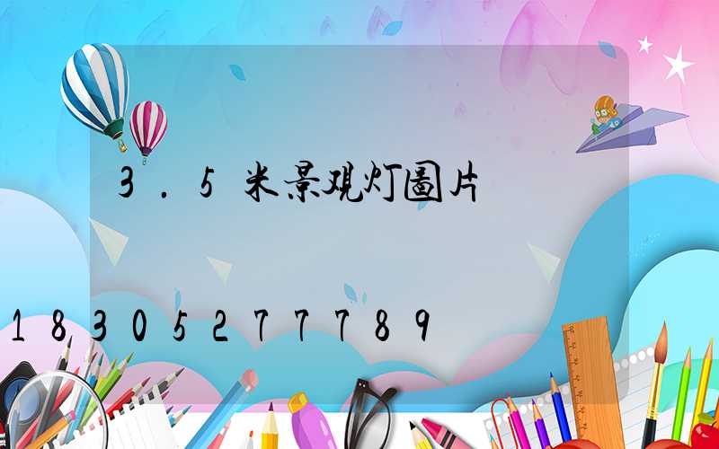 3.5米景观灯图片