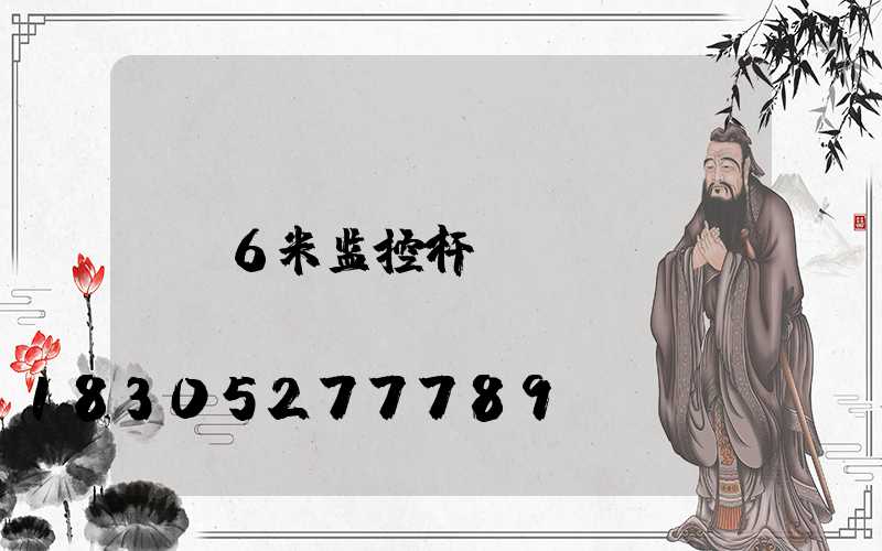 6米监控杆