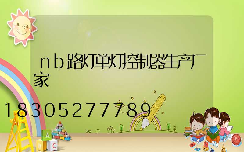 nb路灯单灯控制器生产厂家