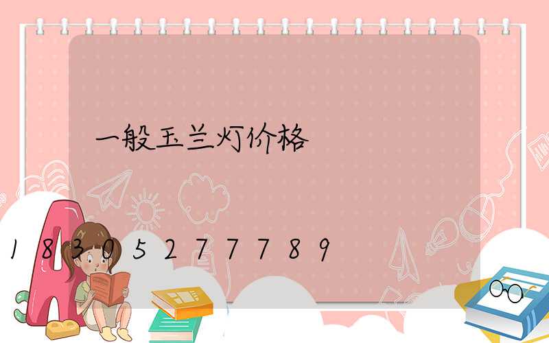 一般玉兰灯价格