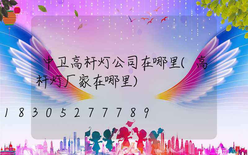 中卫高杆灯公司在哪里(高杆灯厂家在哪里)
