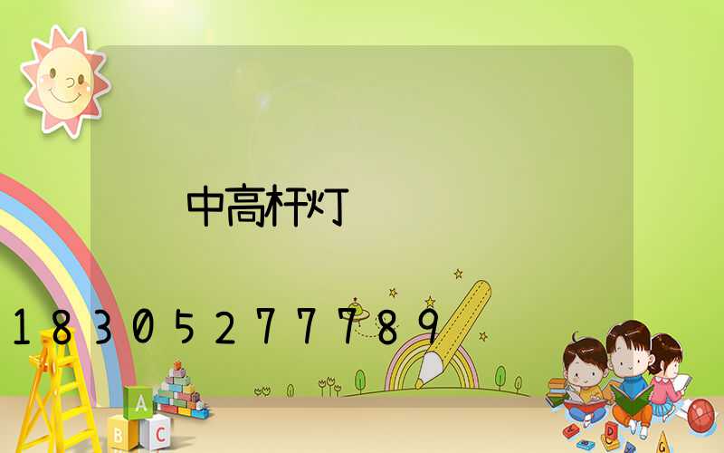 中高杆灯