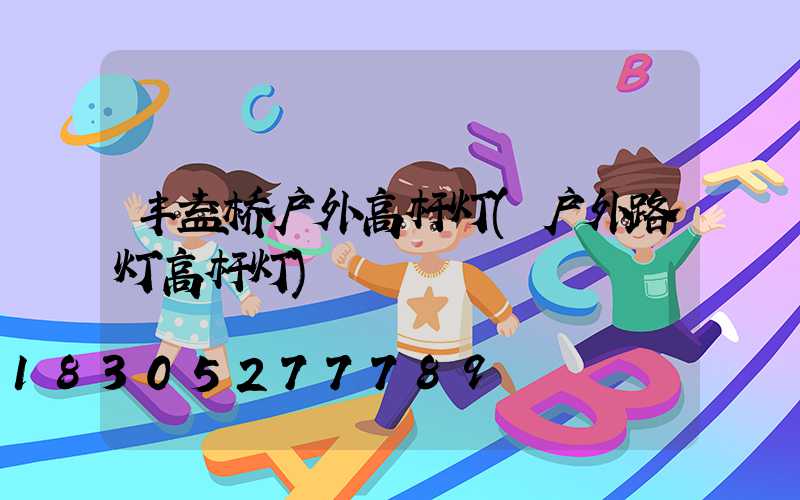 丰益桥户外高杆灯(户外路灯高杆灯)