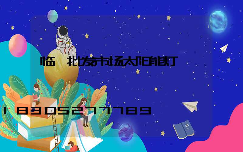 临沂批发市场太阳能灯
