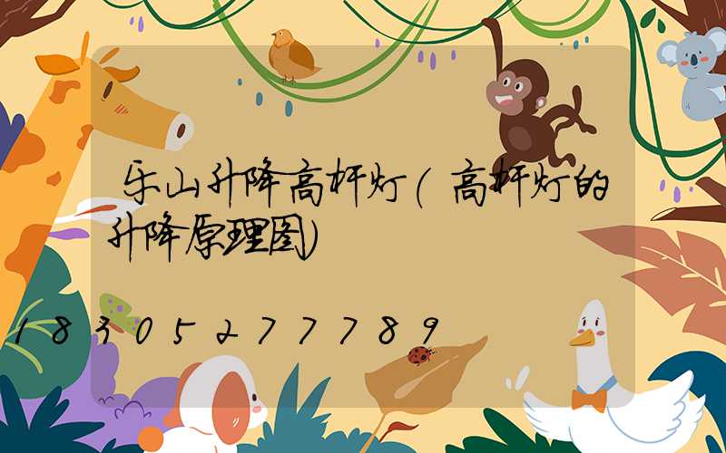 乐山升降高杆灯(高杆灯的升降原理图)
