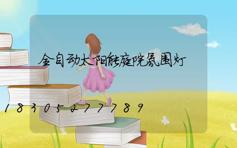 全自动太阳能庭院氛围灯
