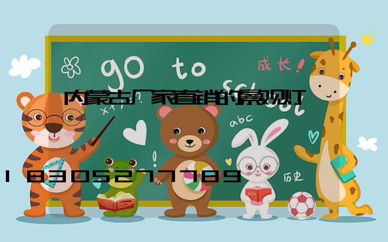 内蒙古厂家直销的景观灯