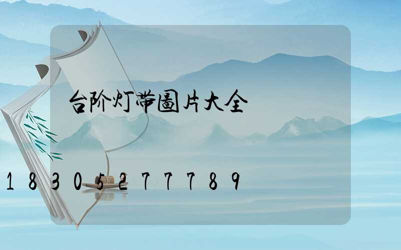 台阶灯带图片大全