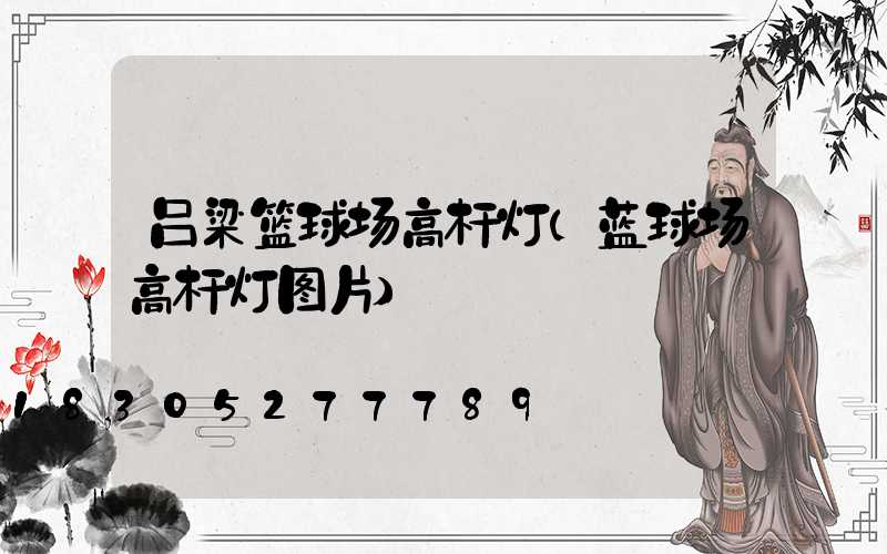 吕梁篮球场高杆灯(蓝球场高杆灯图片)