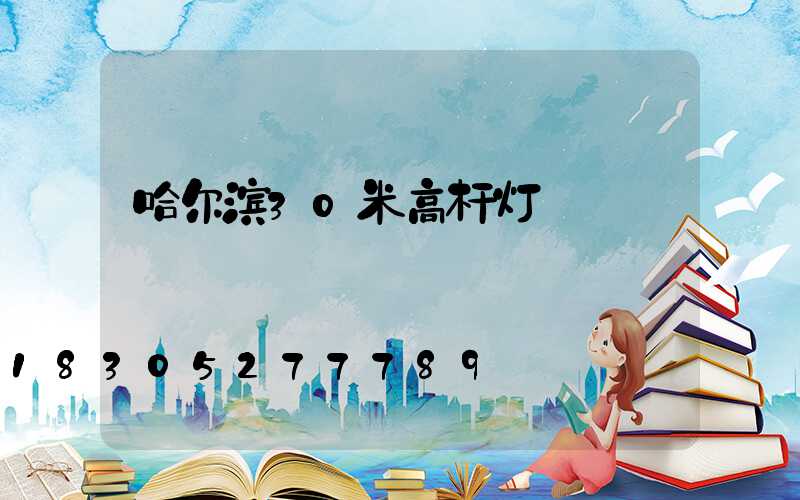 哈尔滨30米高杆灯