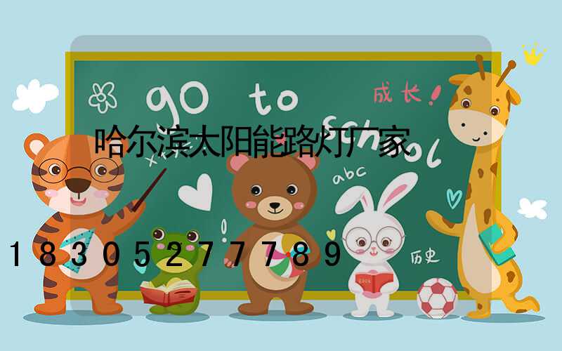 哈尔滨太阳能路灯厂家