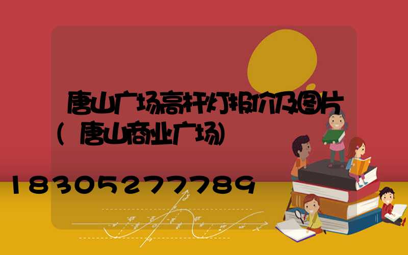 唐山广场高杆灯报价及图片(唐山商业广场)