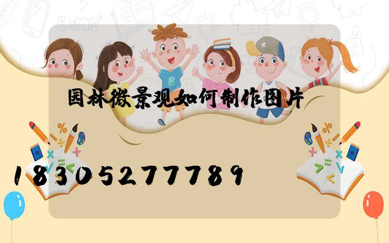 园林微景观如何制作图片