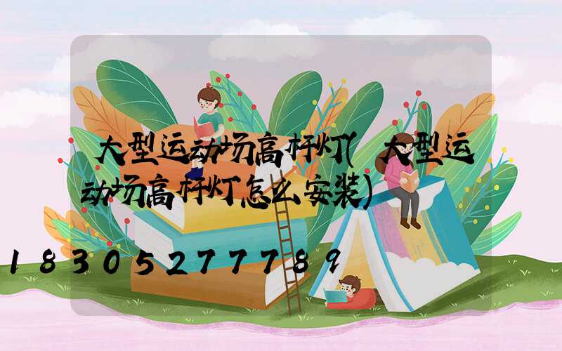 大型运动场高杆灯(大型运动场高杆灯怎么安装)