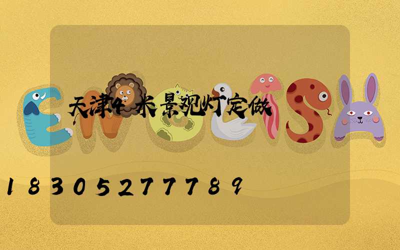 天津4米景观灯定做