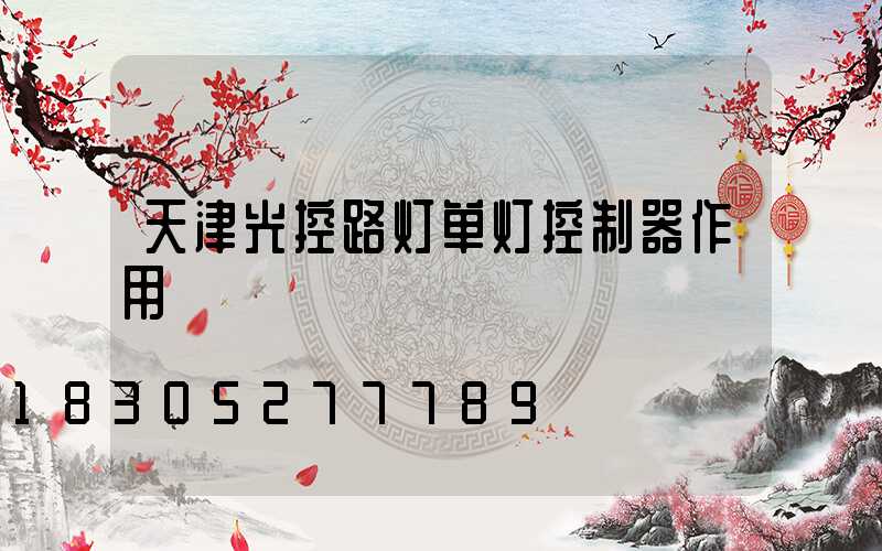 天津光控路灯单灯控制器作用