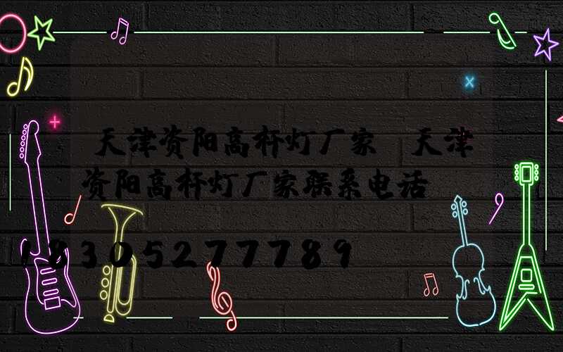 天津资阳高杆灯厂家(天津资阳高杆灯厂家联系电话)