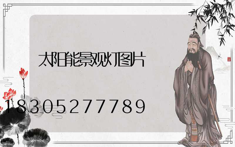 太阳能景观灯图片