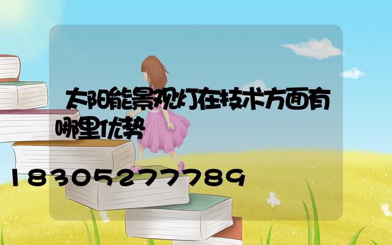 太阳能景观灯在技术方面有哪里优势