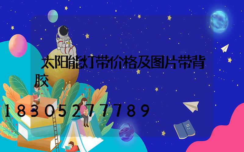 太阳能灯带价格及图片带背胶
