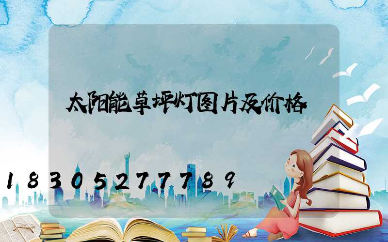 太阳能草坪灯图片及价格
