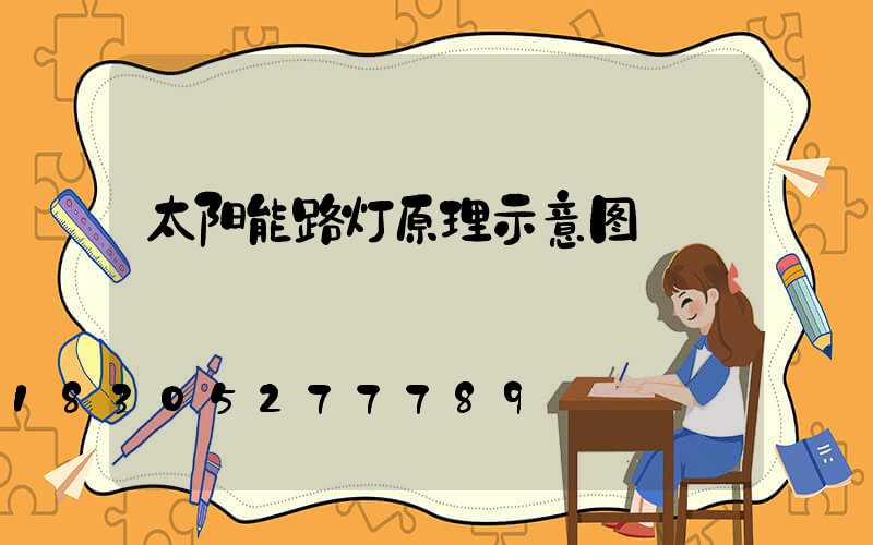 太阳能路灯原理示意图
