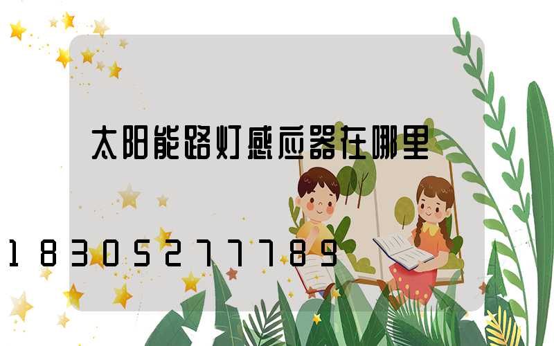 太阳能路灯感应器在哪里