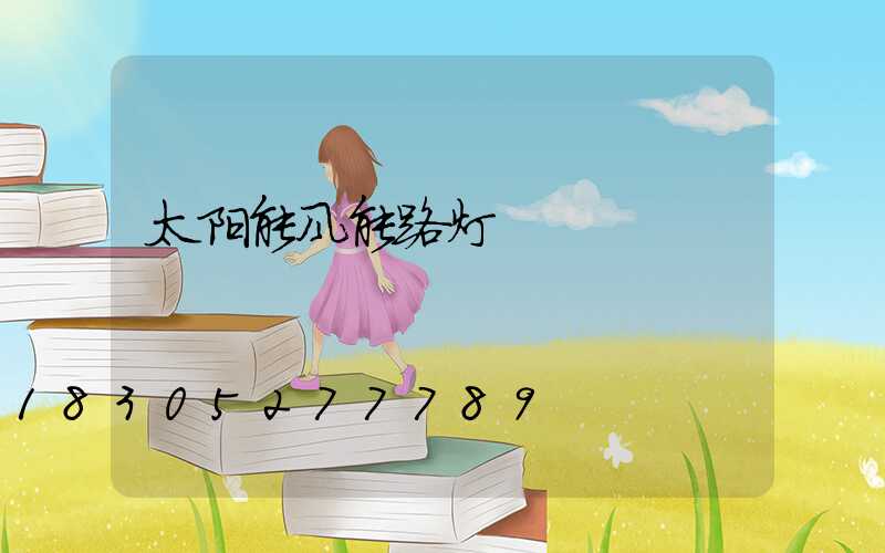 太阳能风能路灯