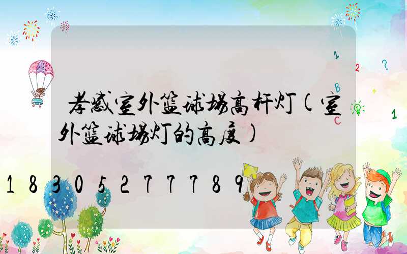 孝感室外篮球场高杆灯(室外篮球场灯的高度)
