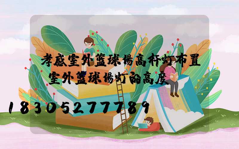 孝感室外篮球场高杆灯布置(室外篮球场灯的高度)