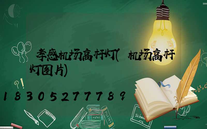 孝感机场高杆灯(机场高杆灯图片)