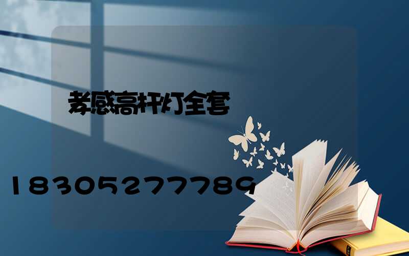 孝感高杆灯全套