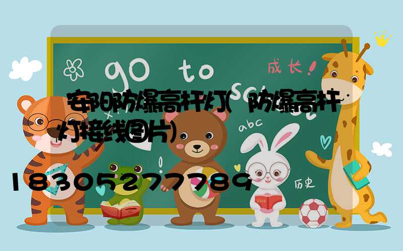 安阳防爆高杆灯(防爆高杆灯接线图片)