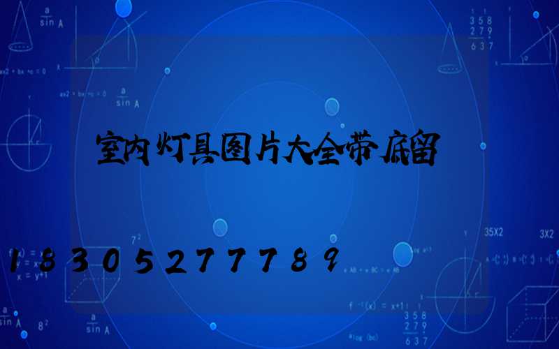 室内灯具图片大全带底留