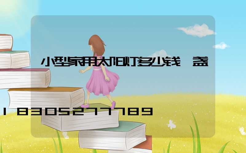 小型家用太阳灯多少钱一盏