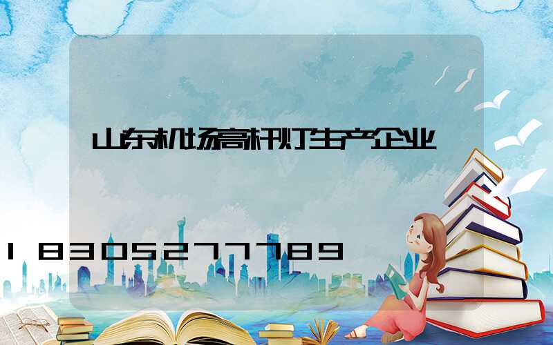 山东机场高杆灯生产企业