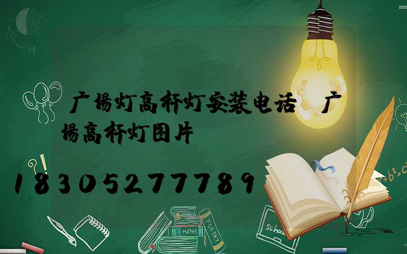 广场灯高杆灯安装电话(广场高杆灯图片)