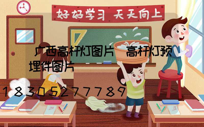 广西高杆灯图片(高杆灯预埋件图片)