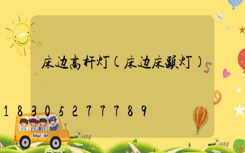 床边高杆灯(床边床头灯)