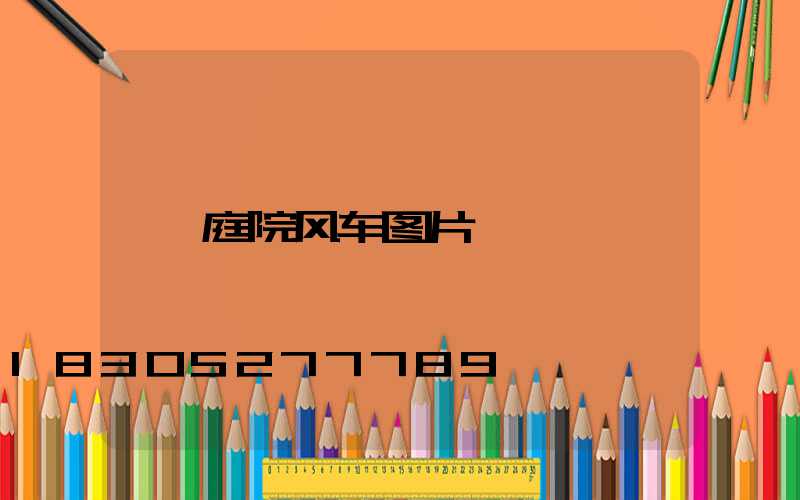 庭院风车图片