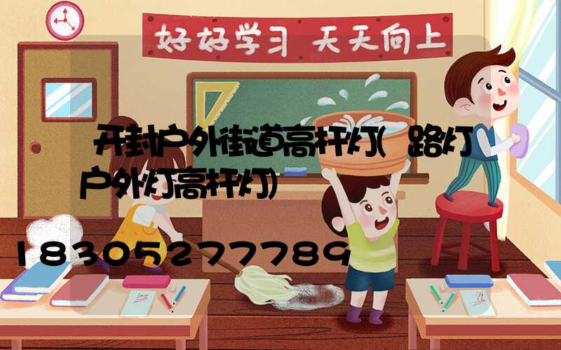 开封户外街道高杆灯(路灯户外灯高杆灯)