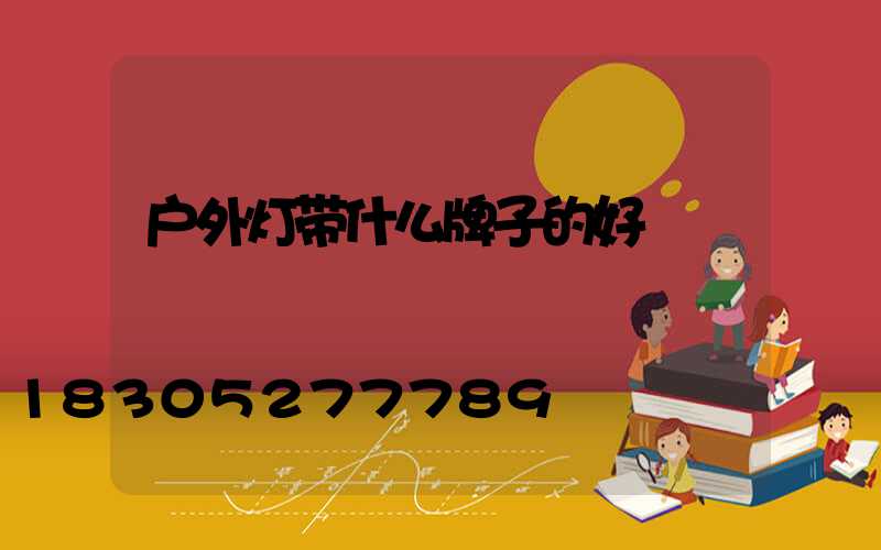户外灯带什么牌子的好