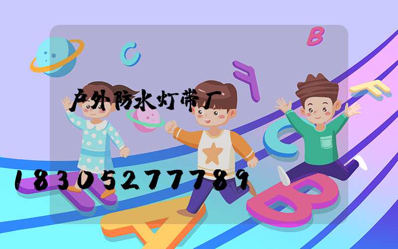 户外防水灯带厂