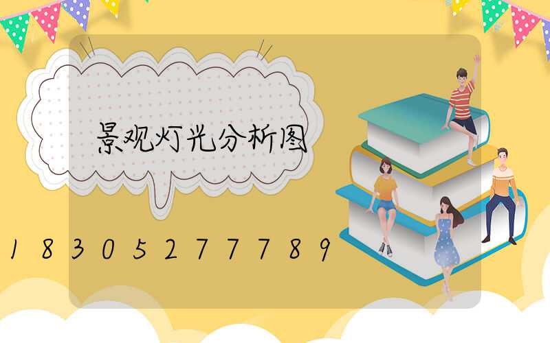景观灯光分析图