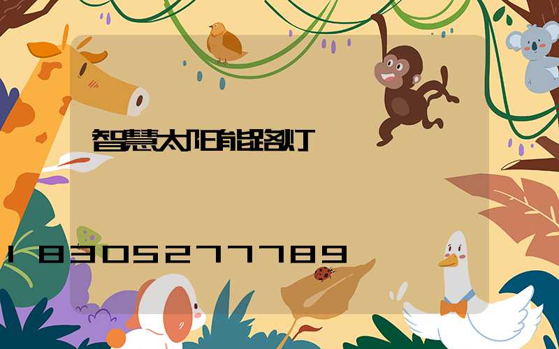 智慧太阳能路灯