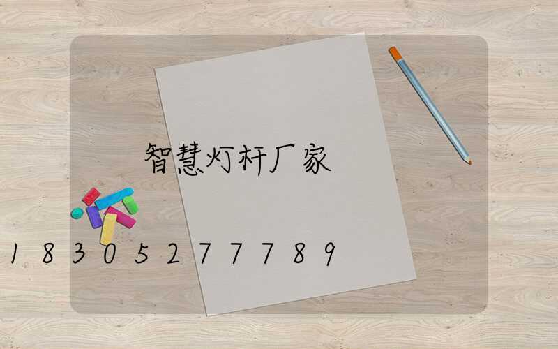 智慧灯杆厂家